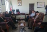 دیدار رئیس مرکز تحقیقات و آموزش کشاورزی و منابع طبیعی استان مرکزی با فرماندار شهرستان خنداب