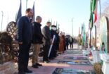 همزمان با ایام الله دهه مبارک فجر ادای احترام رئیس و همکاران مرکز به مقام شامخ شهدا