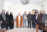 دیدار رئیس مرکز  با رزمنده ایثارگر رضا کلهر همکار بازنشسته مرکز